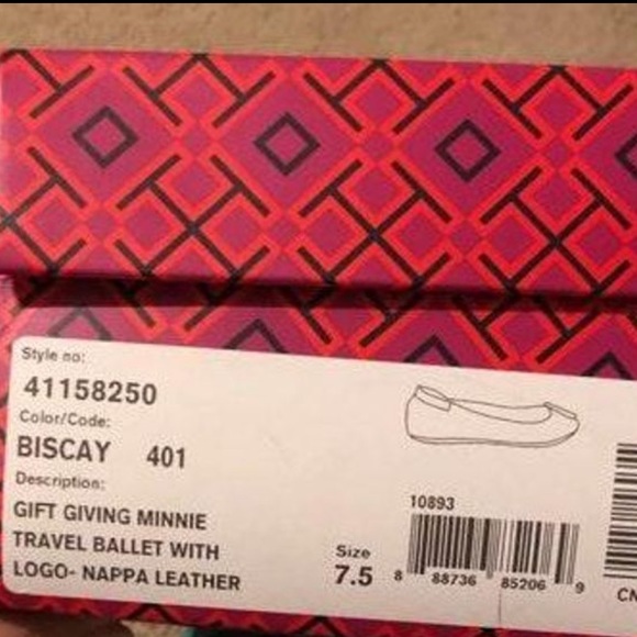 Tory Burch Minnie Flats Size 7.5 - Picture 4 of 7